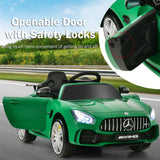 12V Electric Ride-On Car for Kids Licensed Mercedes-Benz GTR Battery Powered