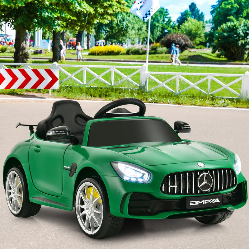 12V Electric Ride-On Car for Kids Licensed Mercedes-Benz GTR Battery Powered