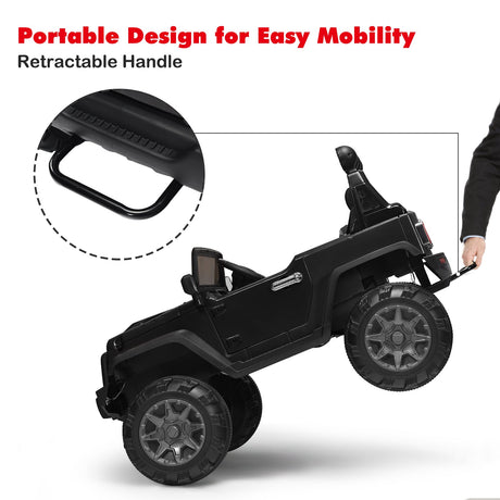 12V Kids Electric Ride-On Truck with 2.4GHz Remote Control