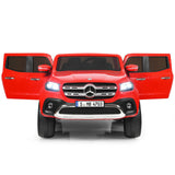 2-Seater Electric Kids Ride-On Licensed Red Benz Toy Car