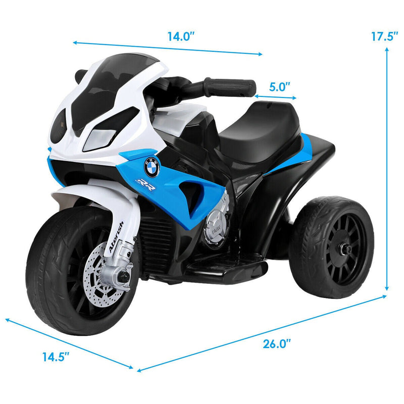 3-Wheel 6V Electric Kids Ride-On BMW Licensed Motorcycle Car