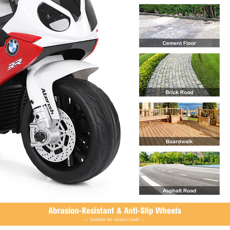 3-Wheel 6V Electric Kids Ride-On BMW Licensed Motorcycle Car