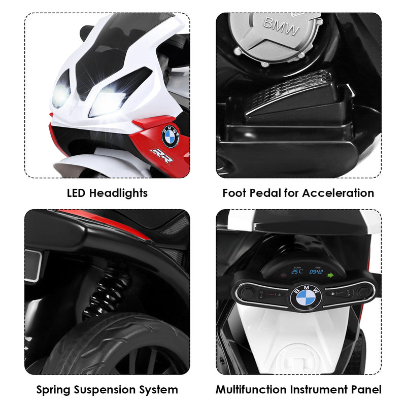 3-Wheel 6V Electric Kids Ride-On BMW Licensed Motorcycle Car