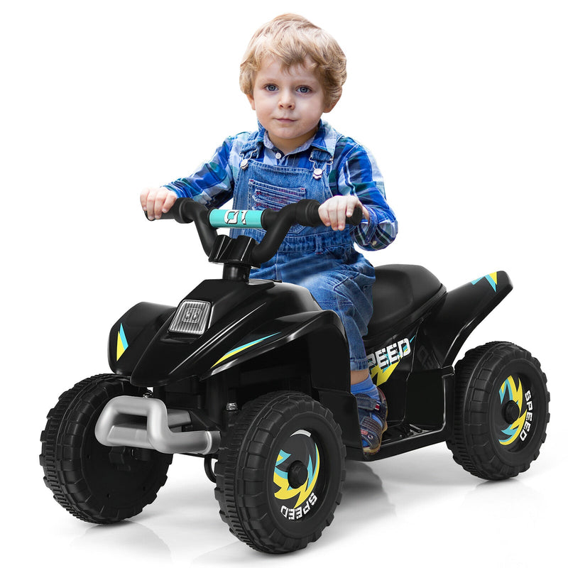 6V Battery-Powered Mini Electric Quad ATV Ride-On Toy for Toddlers
