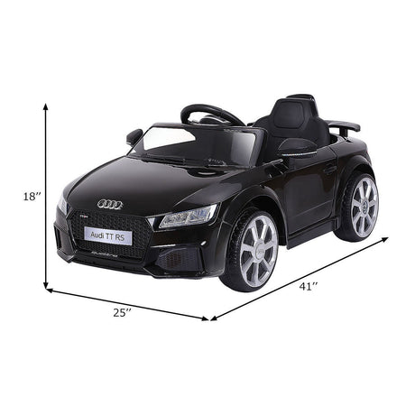 12V Electric Ride-On Mini Audi TT RS Car for Kids with Remote Control