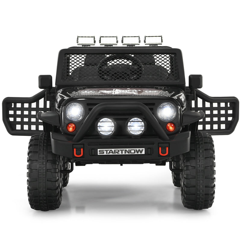 12V Electric Kids Ride-On Truck with Remote Control and Rechargeable Battery
