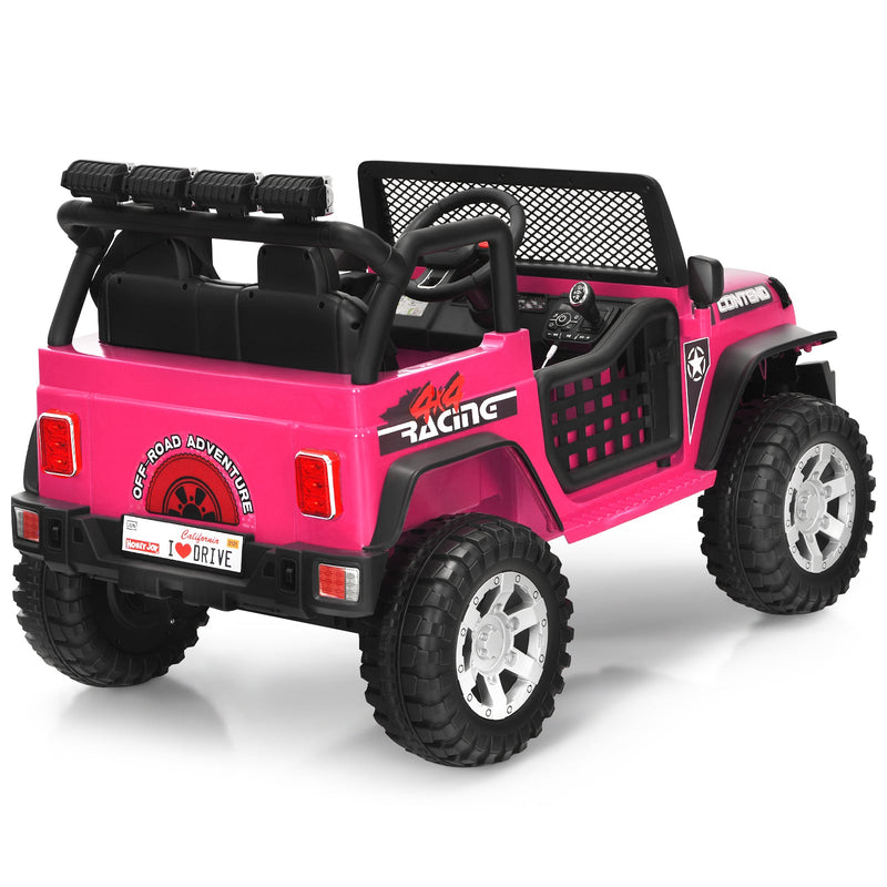 12V Electric Kids Ride-On Truck with Remote Control and Rechargeable Battery