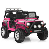 12V Electric Kids Ride-On Truck with Remote Control and Rechargeable Battery