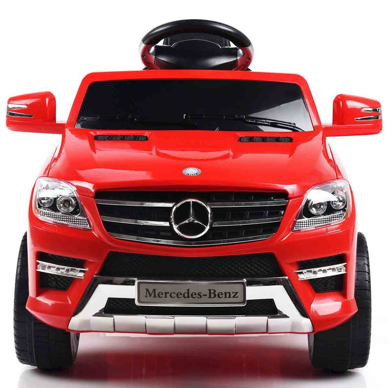 Licensed 6V Electric Kids Ride-On Car Toy Red Mercedes ML350