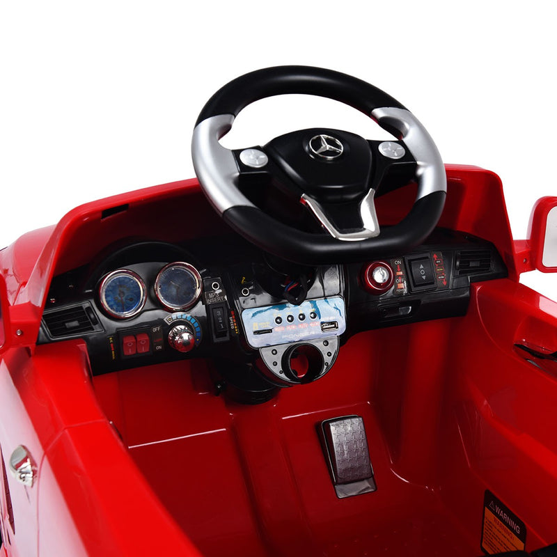 Licensed 6V Electric Kids Ride-On Car Toy Red Mercedes ML350