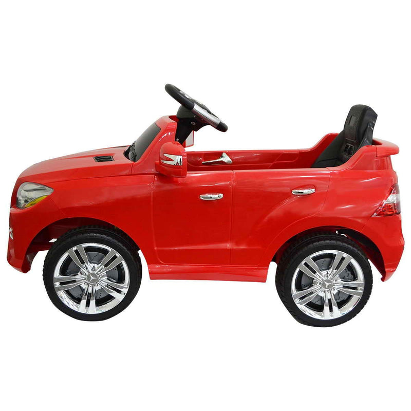 Licensed 6V Electric Kids Ride-On Car Toy Red Mercedes ML350