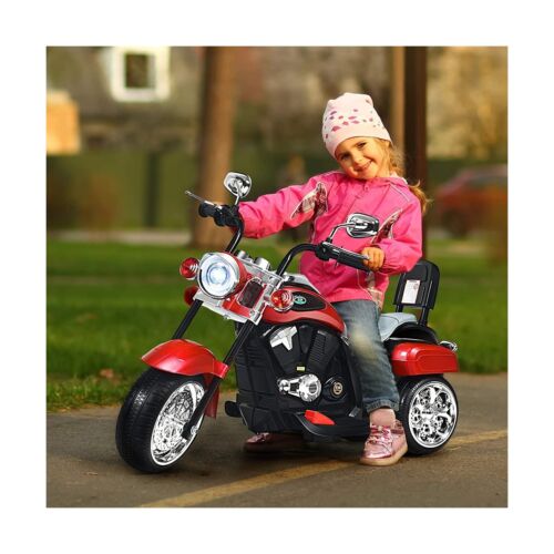 Topment Kids Electric Motorcycle, 6 V Rechargeable Battery Powered Ride on Toy