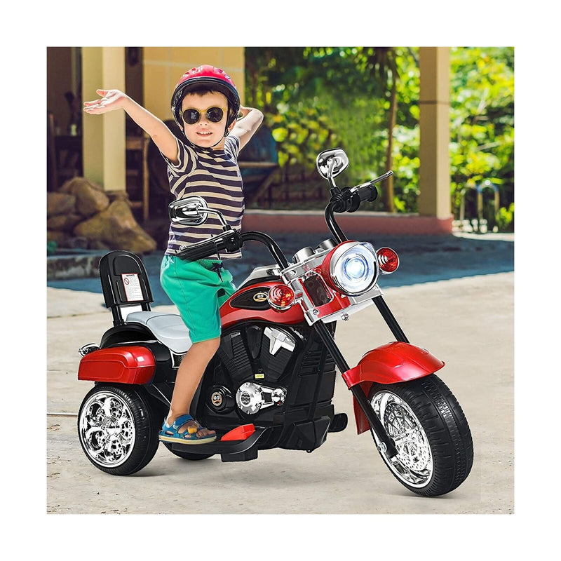 Topment Kids Electric Motorcycle, 6 V Rechargeable Battery Powered Ride on Toy