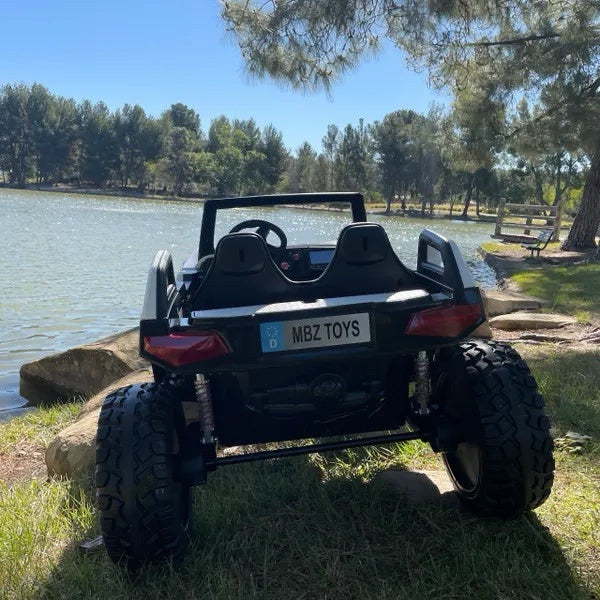 24V Clash XL 4x4 Ride-On Buggy with Rubber Tires and Remote Control, Ages 1-10
