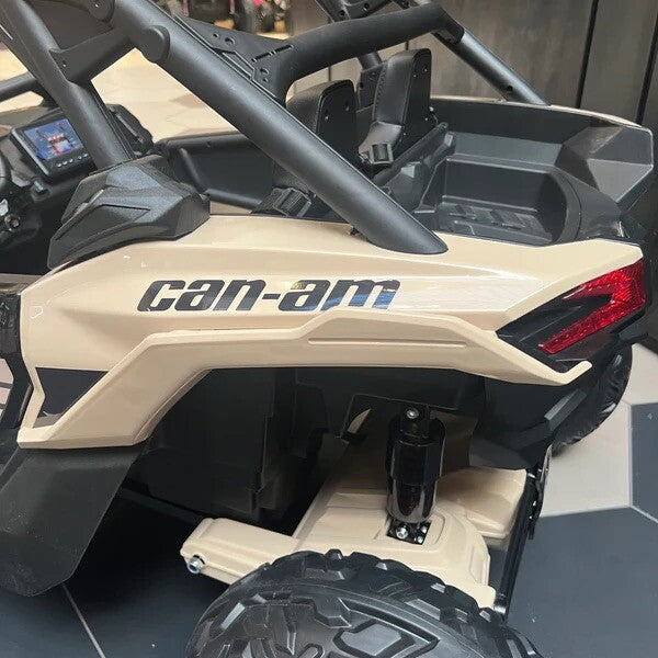 48V XL Can-Am Maverick Ride-On UTV Toy with Remote Control 4WD in Orange