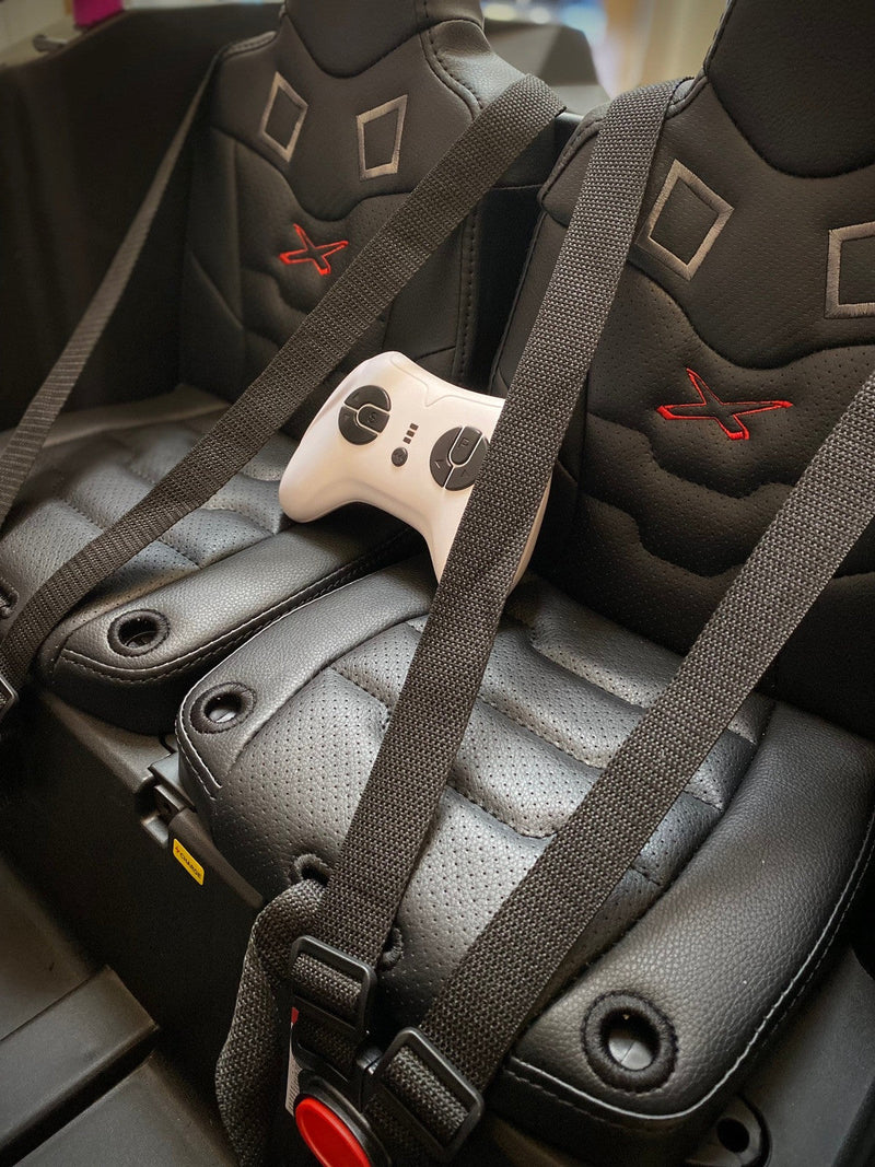 48V XL Can-Am Maverick Remote Control 4WD Ride-On UTV Toy in Pink