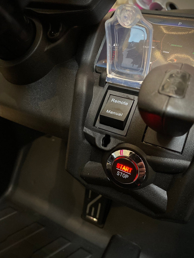 48V XL Can-Am Maverick Remote Control 4WD Ride-On UTV Toy in Pink