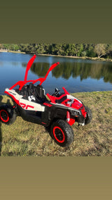 48V XL Can-Am Maverick Ride-On Toy UTV Remote Control 4WD Red