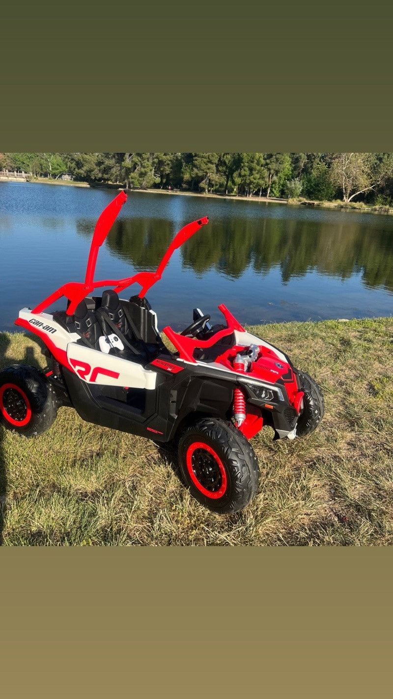48V XL Can-Am Maverick Ride-On Toy UTV Remote Control 4WD Red