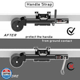 6-Inch Dual Wheel Trailer Jack with 13-Inch Vertical Lift, 1500 lbs Capacity