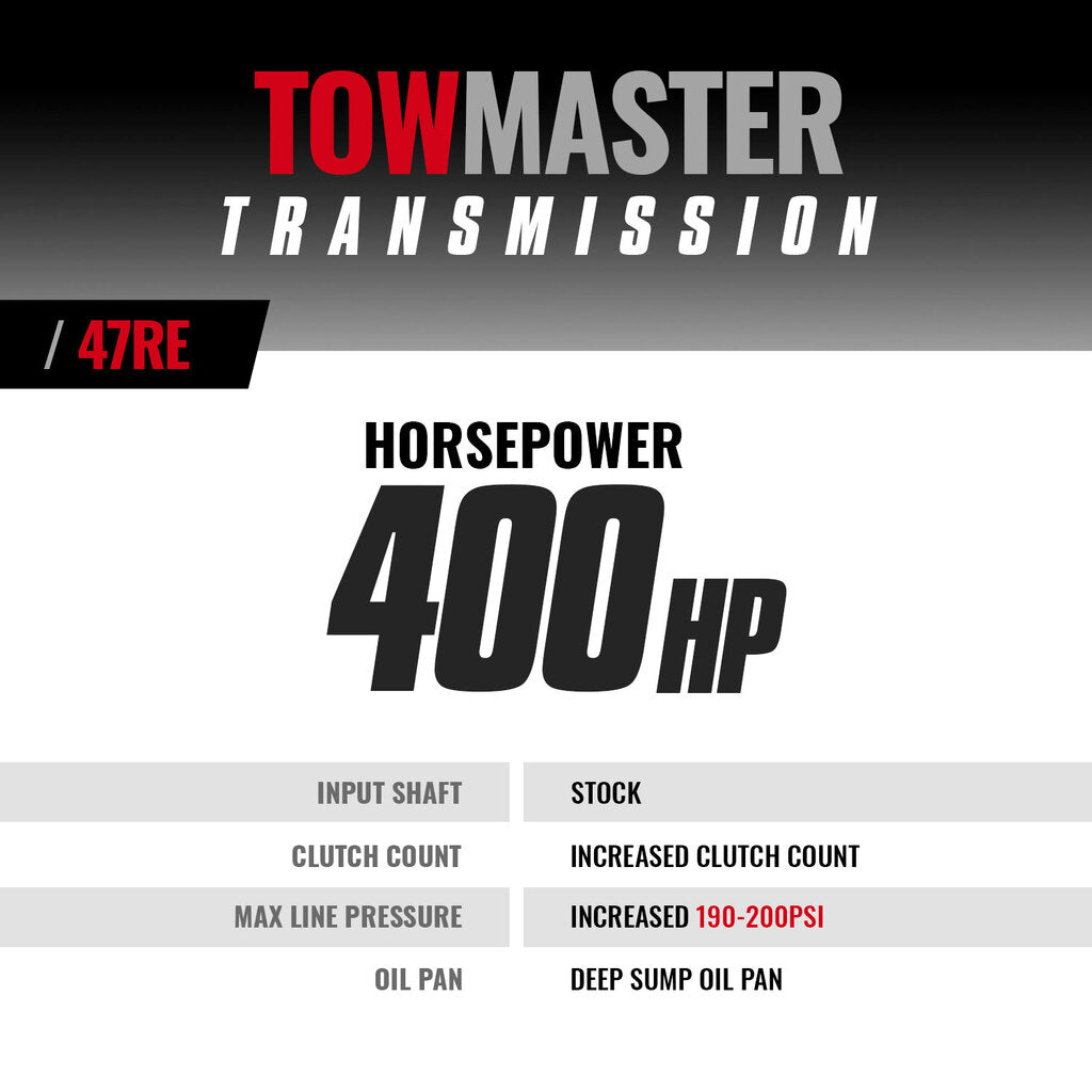 TowMaster Dodge 47RE Transmission 2000-2002