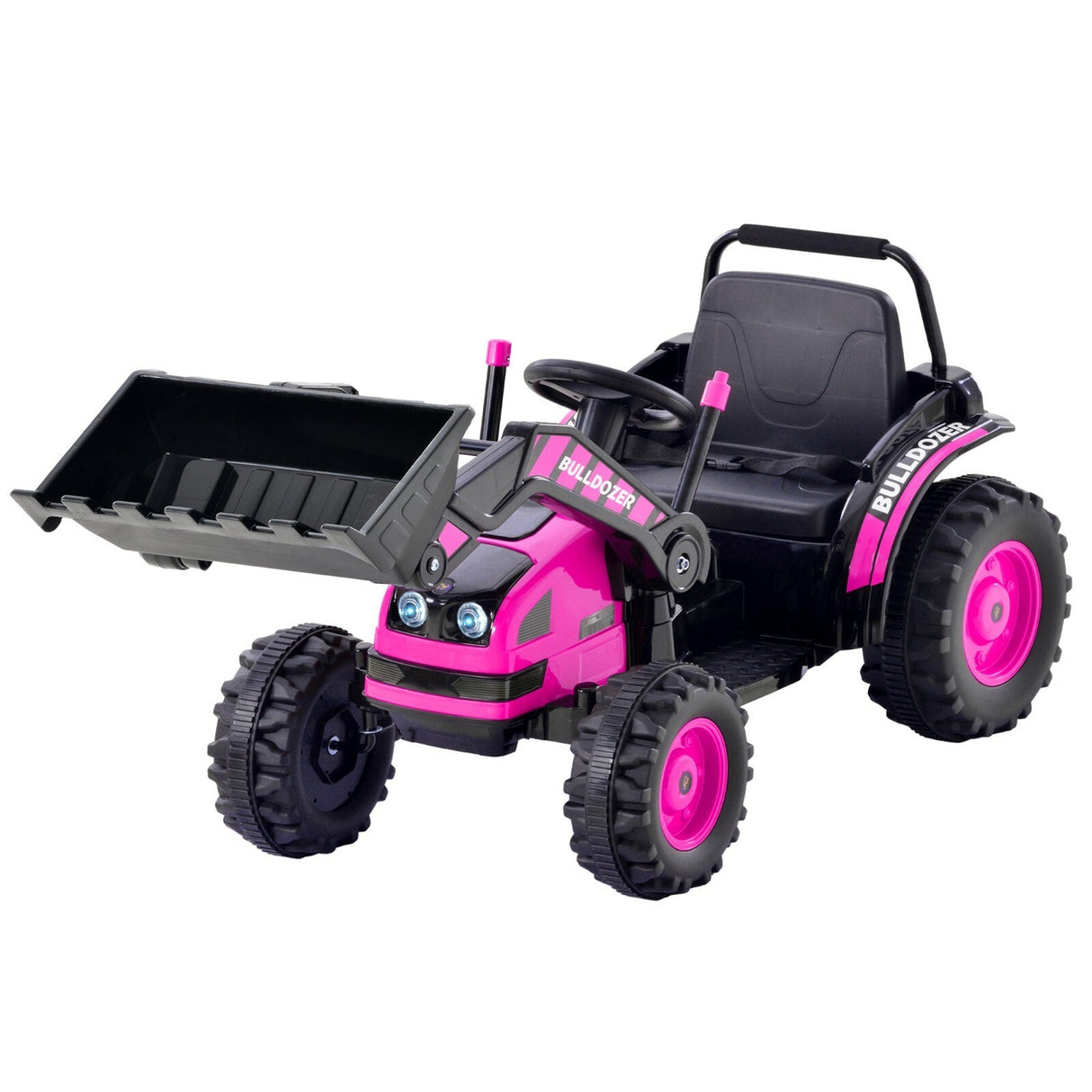 Toddler Ride-On Bulldozer Construction Vehicle Toy for Kids
