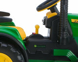 Battery-Powered Ride-On Tractor with Trailer Kit for Kids Outdoor Play