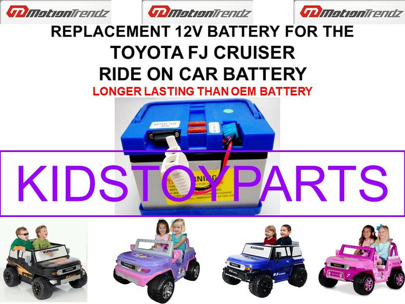 12V Replacement Battery for FJ Cruiser with Extended Life Compared to OEM