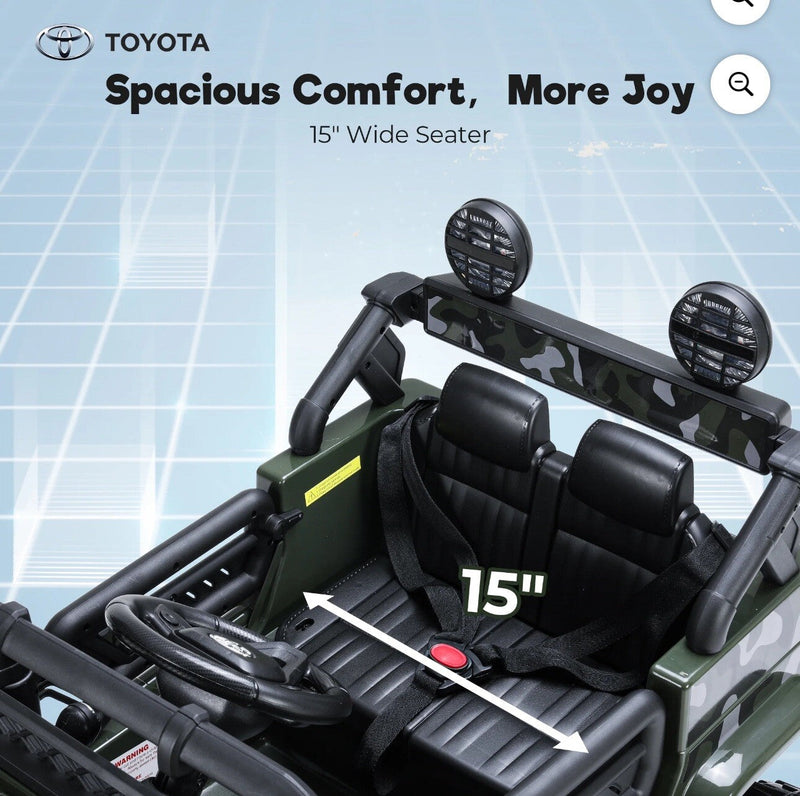 Kids Electric Ride-On FJ Cruiser Truck 12V with 7Ah Battery and Remote Control