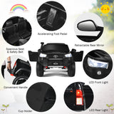 2-Seater Toyota Hilux Ride On Truck with Remote Control - 4WD, 2*12V Battery Powered