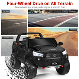 2-Seater Toyota Hilux Ride On Truck with Remote Control - 4WD, 2*12V Battery Powered