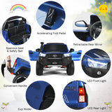 2-Seater Toyota Hilux Ride On Truck with Remote Control - 4WD, 2*12V Battery Powered