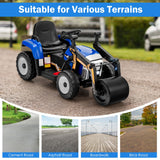 12V Electric Tractor with Remote Control, Music, and LED Lights for Kids