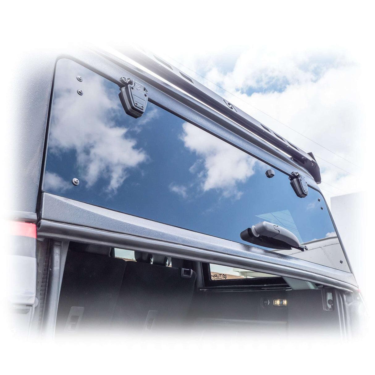 TR10 Bronco Hard Top Rear Window, Defroster & Wiper Assembly Turn Offroad