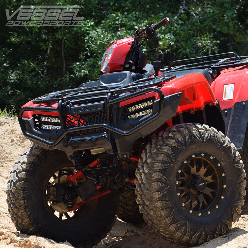 Dual Wide 8" LED Headlights for 2014+ Honda Rancher, Foreman, Rubicon