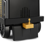 Ride-On Train Carriage with Songs, Stories, Storage, and Handle - Black/Blue