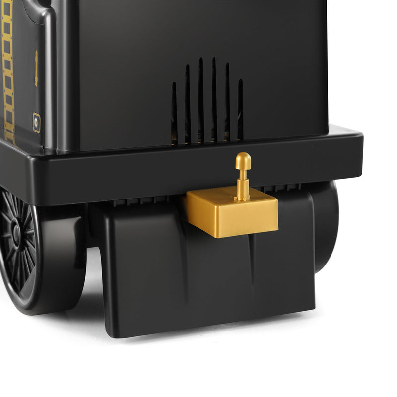 Ride-On Train Carriage with Songs, Stories, Storage, and Handle - Black/Blue