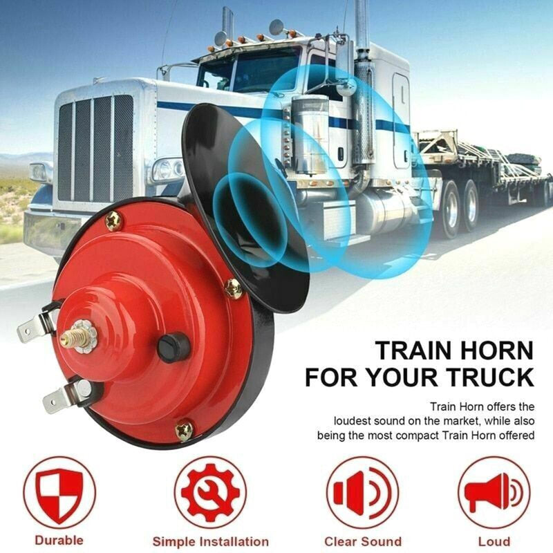 Electric Train Snail Horn 300dB Super Loud Waterproof Air Horn