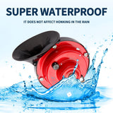 12V Waterproof Electric Snail Air Horn for Trucks 300dB Loud Train Sound