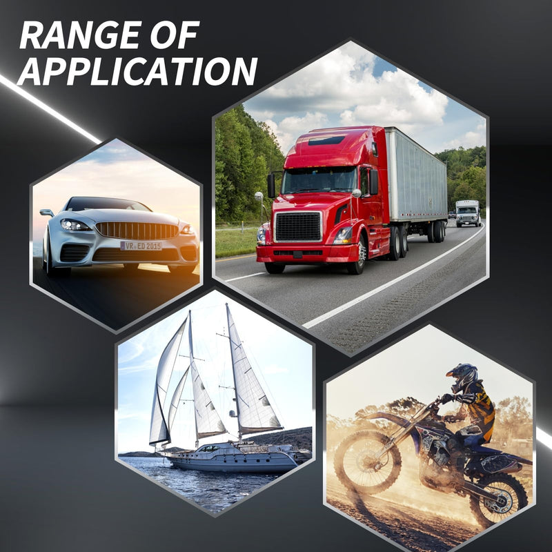 12V Waterproof Electric Snail Air Horn for Trucks 300dB Loud Train Sound