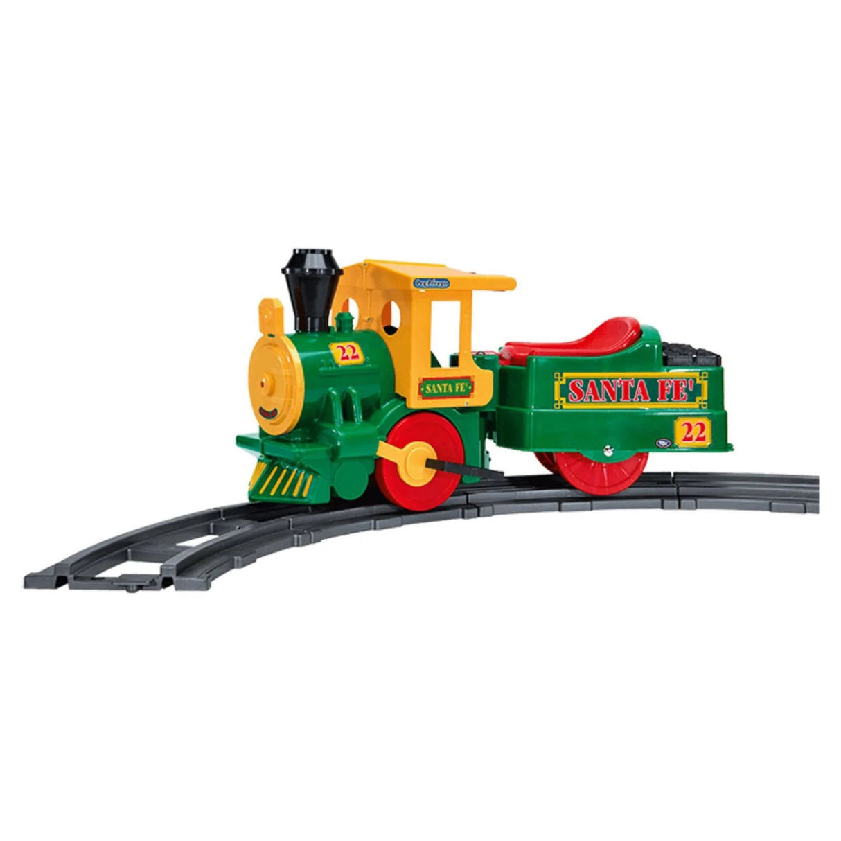 6-Volt Battery-Powered Santa Train Ride-On Toy