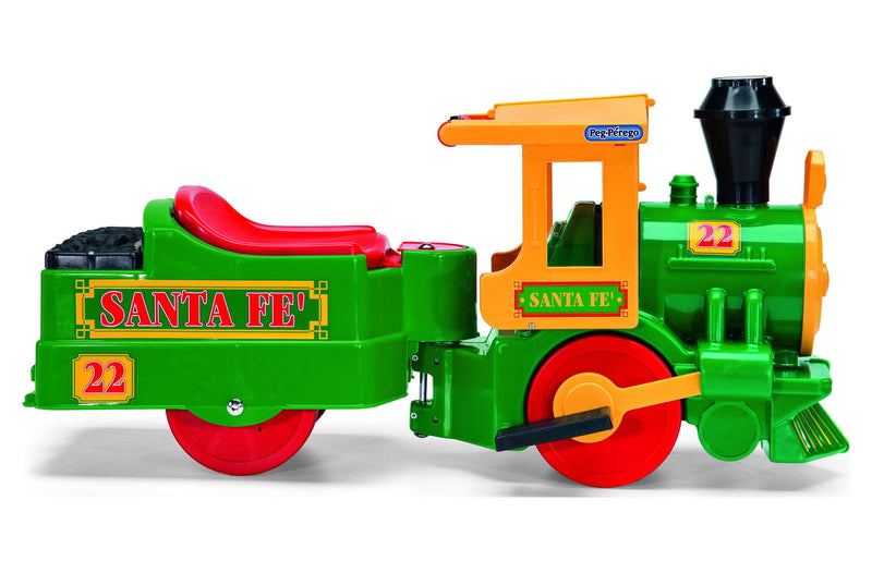 6-Volt Battery-Powered Santa Train Ride-On Toy