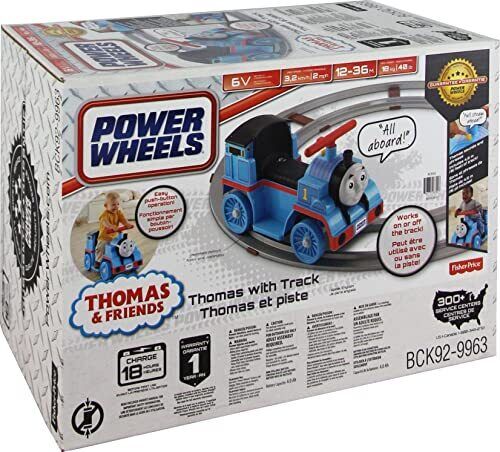 Train Your Imagination: 6V Battery-Powered Ride-On Toy with Track