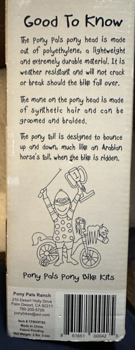 Transform Your Bike into a Magical Pony Pal with This Kid-Friendly Kit!
