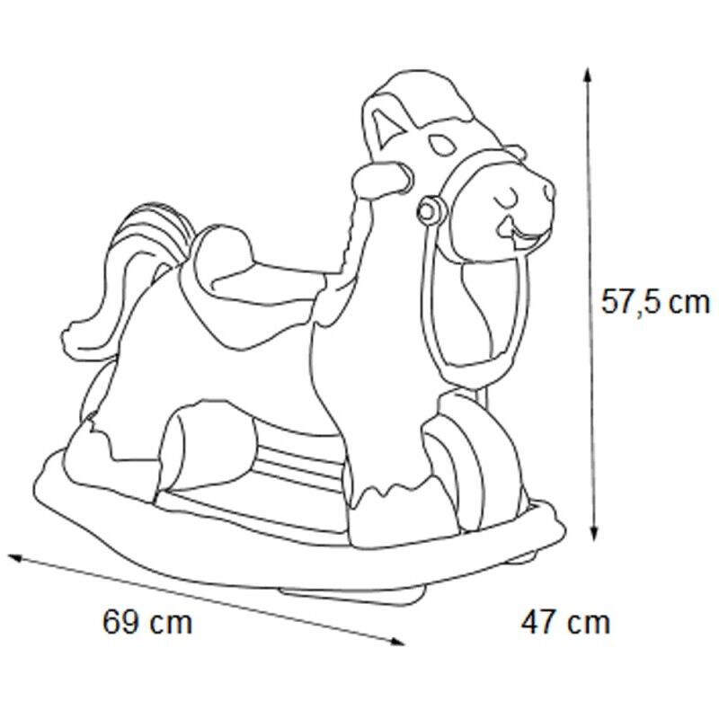 Transform Your Child's Playtime with the FEBER 2in1 Interactive Rocking Horse Ponyfeber