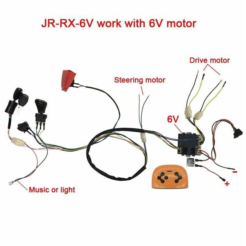Transform Your Child's Ride-On Toy with Weelye's Electric Wire and Switch Kit for Kids