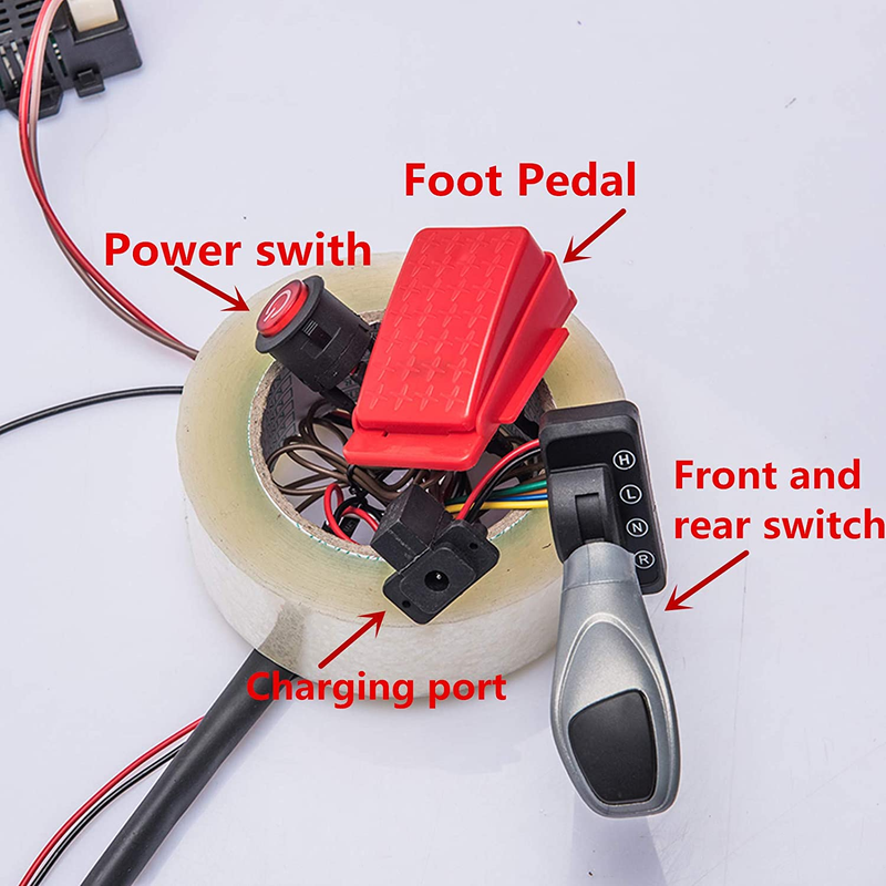 Transform Your Child's Ride with the 12V DIY Modified Car Harness and Remote Control Circuit Set