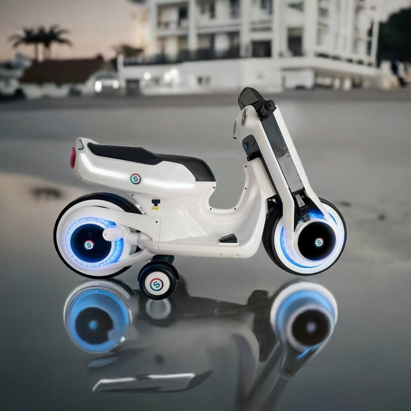 Electric Kids Lightcycle Ride-On Motorcycle Scooter Toy