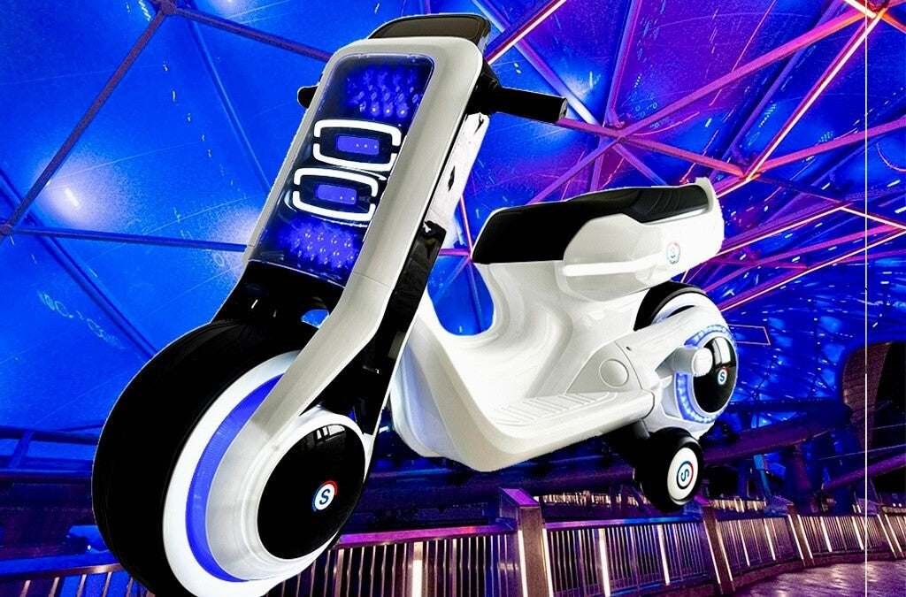 Electric Kids Lightcycle Ride-On Motorcycle Scooter Toy