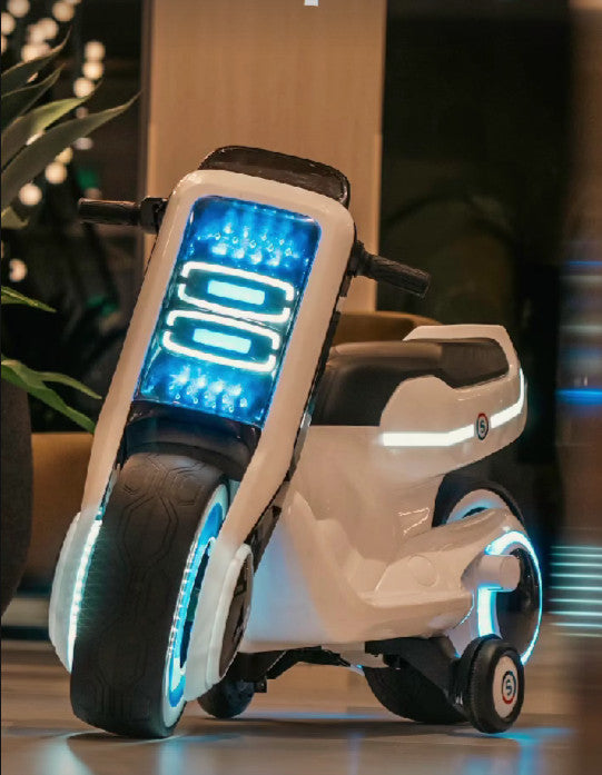 Electric Kids Lightcycle Ride-On Motorcycle Scooter Toy